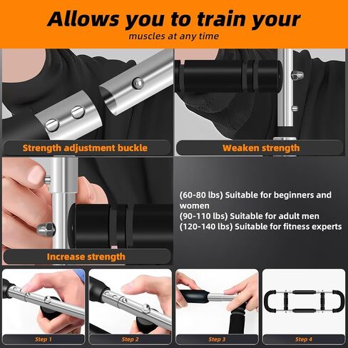 Twister Arm Trainer, Women's arms, Men's Chest, Shoulder and Forearm Muscle Training Fitness Equipment, Portable Spring Resistance Home Fitness Equipment in Saudi Arabia