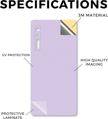 Glossy Glitter Tablet Skin Compatible with BOOX Go Color 7 (2024) - Solid Blush - Premium 3M Vinyl Protective Wrap Decal Cover - Easy to Apply | Crafted in The USA by MightySkins in Saudi Arabia