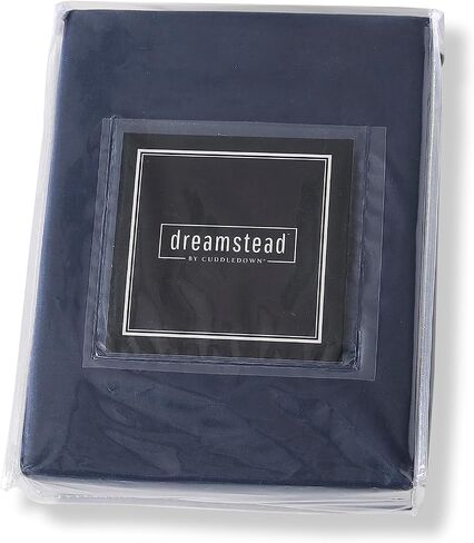 Cuddledown Dreamstead King Bed Soft ، سهل ، قطن 100 ٪ ، فاخر ، مجموعة تشمل المجهزة ، ورقة مسطحة ووسادة ، أبيض in Kuwait