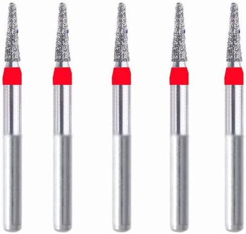 194.16F7, Conical, Dome End, 1.6 mm Dia, Fine Grit Diamond Bur, 5 per Pack in Kuwait