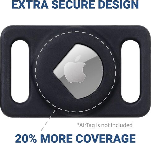 GoTags Designed for Airtag Personalized Dog Collar Holder, Silicone Dog Tag in Saudi Arabia
