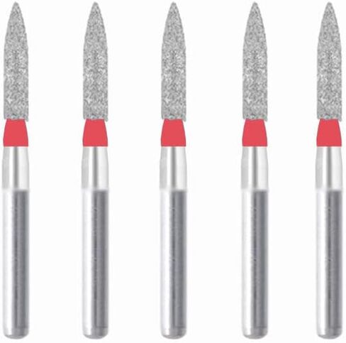 245.12F1, Cylindrical, Ogival End, 1.2 mm Dia, Fine Grit Diamond Bur, 5 per Pack in Saudi Arabia