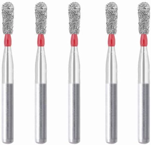 237.14F3, Pear, 1.4 mm Dia, Fine Grit Diamond Bur, 5 per Pack in Saudi Arabia