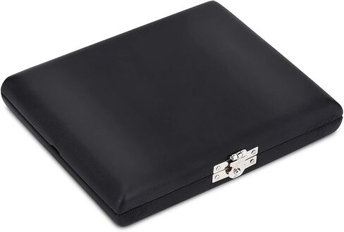 Keenso Solid Wood Oboe Storage Box, Soft Fabric Interior Oboe Case Holder with Breathable Holes, Easy to Carry for Enthusiasts, Black, Size #1 (12 packs) in Saudi Arabia