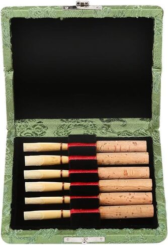 قضية القصب مزمار حماية ضد الرطوبة الخشبية والحريرية تغطية القماش ريد صندوق تخزين الحامل ل 6 ٪ in Saudi Arabia