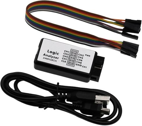 USB Logics Analyzers Device Miniature Size 8 Channel Input Memory Up to 24MHz for Testing in Saudi Arabia