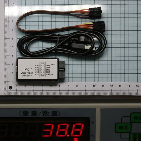 USB Logics Analyzers Device Miniature Size 8 Channel Input Memory Up to 24MHz for Testing in Saudi Arabia
