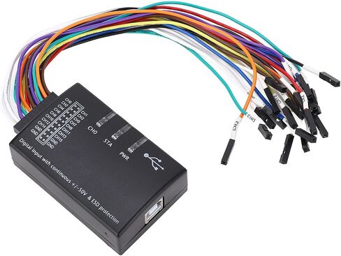 Generic Logic Analyzer, 16 Channel USB Logic Analyzer for Linux, and OS X, 100MHz Sampling Rate, USB 2.0 Interface, Supports SPI, UART, CAN, JTAG, 1 WIRE protocols, Genericiny9wbghrq in Saudi Arabia