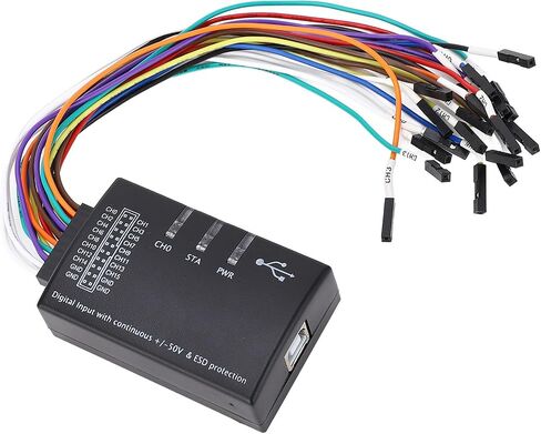 Generic Logic Analyzer, 16 Channel USB Logic Analyzer for Linux, and OS X, 100MHz Sampling Rate, USB 2.0 Interface, Supports SPI, UART, CAN, JTAG, 1 WIRE protocols, Genericiny9wbghrq in Saudi Arabia