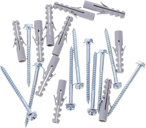 10 Sets Stand Expansion Screws Wall Bracket Exhaust Hood Mount Anchors Bolts Range Heavy Duty in Saudi Arabia