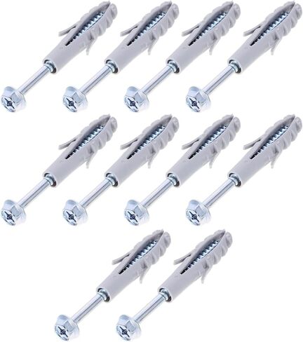 10 Sets Stand Expansion Screws Wall Bracket Exhaust Hood Mount Anchors Bolts Range Heavy Duty in Saudi Arabia