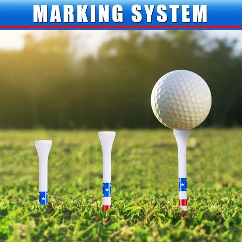 Tees Golf Golf Premium اختر ما بين 200 عدد أو 100 عدد ، نظام العلامات المهنية الجولف المحمل in Kuwait