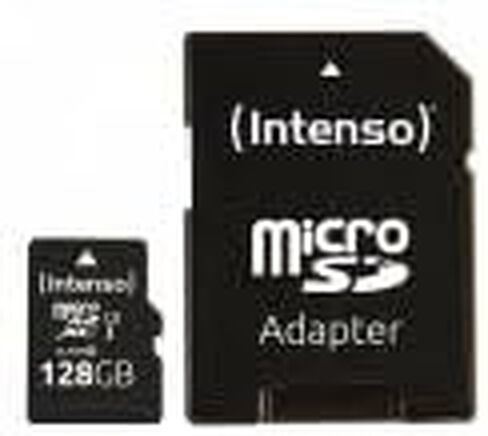Intenso Microsdhc Memory Card, Class 4, 4 GB, Black in Saudi Arabia