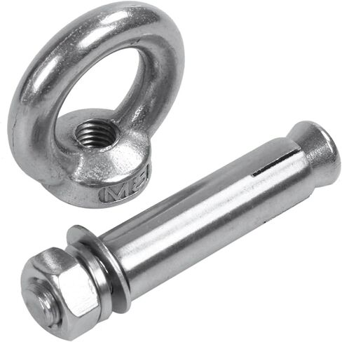 6pcs m8x60mm جدار الخرسانة براغي توسيع من الطوب مسامير ربط الخطاف المغلقة in Kuwait