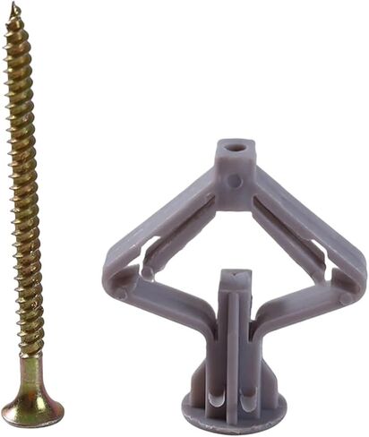 Plastic Toggle Anchor with Screw Curtain Gypsum Board Hollow Wall Pipe Plug Aircraft Expansion Anchor Bolt Accessories New in Saudi Arabia