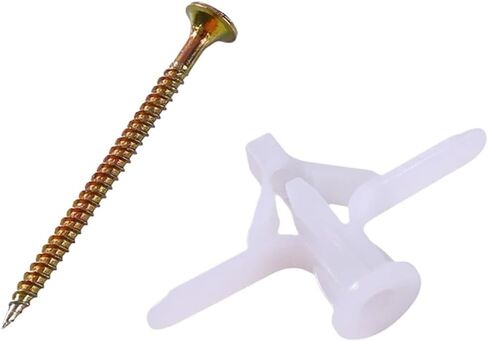 Plastic Toggle Anchor with Screw Curtain Gypsum Board Hollow Wall Pipe Plug Aircraft Expansion Anchor Bolt Accessories New in Saudi Arabia
