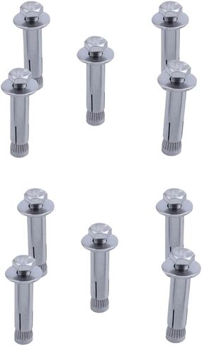 M6x40mm Repair Part Hex Head Sleeve Expansion Bolt Anchor Screws 10Pcs in Saudi Arabia