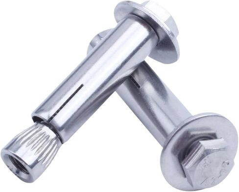M6x40mm Repair Part Hex Head Sleeve Expansion Bolt Anchor Screws 10Pcs in Saudi Arabia