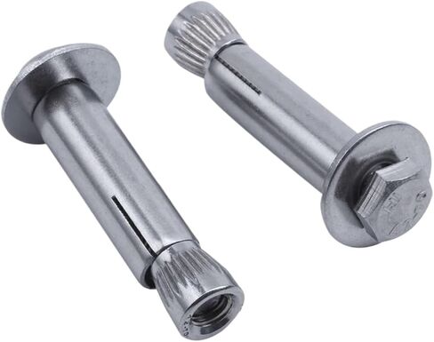 M6x40mm Repair Part Hex Head Sleeve Expansion Bolt Anchor Screws 10Pcs in Saudi Arabia