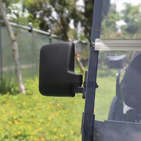 10L0L Golf Cart Side Mirrors Compatible with Yamaha Club Car EZ-GO and Others Round or Square Tube Golf Cart Roof Bracket, No-drilling Required in Saudi Arabia
