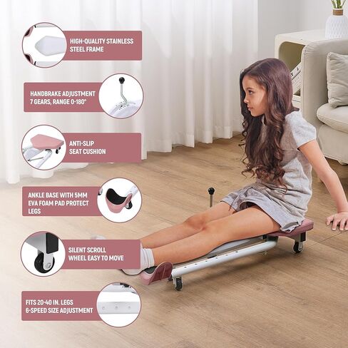 آلة تقسيم آلة الساق من أجل المرونة متعددة الاستخدامات للرياضات المتعددة: الباليه ، بيلاتيس ، الجمباز ومزيد in Kuwait