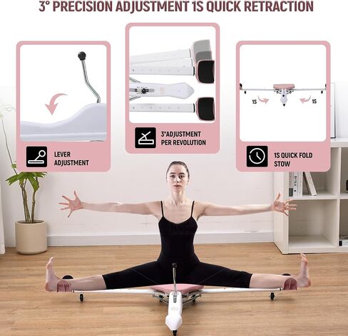 آلة تقسيم آلة الساق من أجل المرونة متعددة الاستخدامات للرياضات المتعددة: الباليه ، بيلاتيس ، الجمباز ومزيد in Kuwait