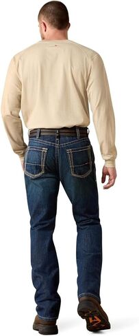 ARIAT Men's Flame Resistant M4 Relaxed Boundary Boot Cut Jean in Saudi Arabia
