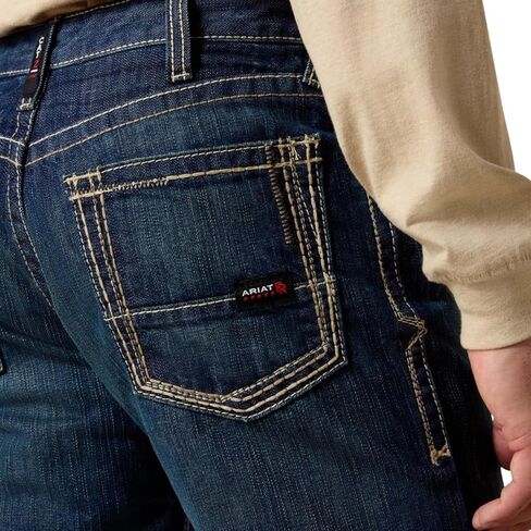 ARIAT Men's Flame Resistant M4 Relaxed Boundary Boot Cut Jean in Saudi Arabia