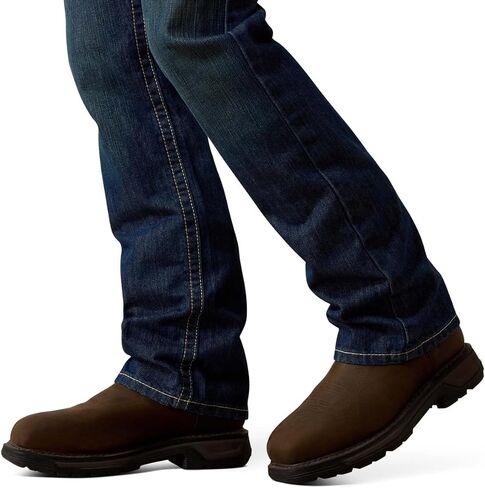 ARIAT Men's Flame Resistant M4 Relaxed Boundary Boot Cut Jean in Saudi Arabia