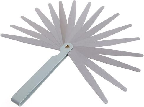 1Pc 0.02 to 1mm 17 Thickness for Metric Filler Feeler Gauge Measure to for Guitar, Spark Plug, Piston Measure Gauges in Saudi Arabia