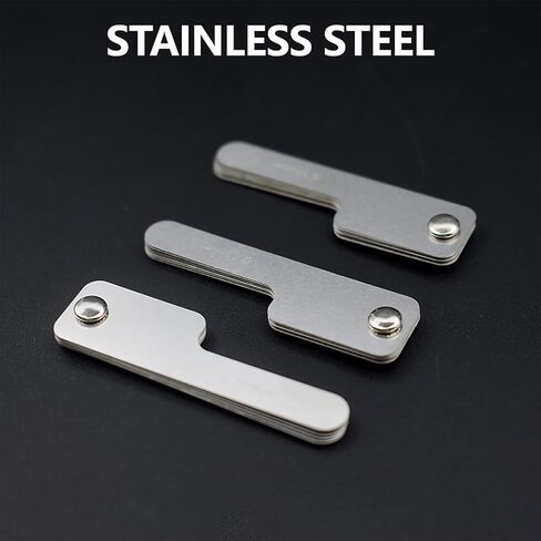 Dental Feeler Gauge, 7 Blades Stainless Steel Feeler Gauge Leaf Gauge Blades Feeler Gauges Metric Tooth Gap Measuring Tool in Saudi Arabia