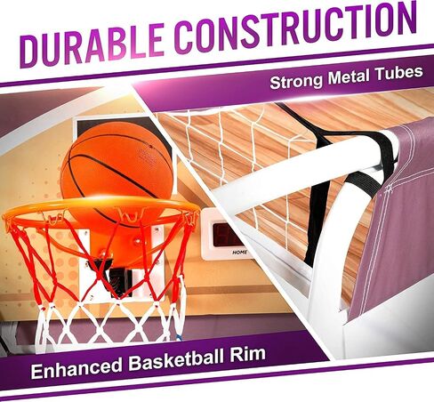 Arcade Basketball Games (Online/Offline Exclusive 2in1 Mode) Shoot Hoops Basketball Arcade/Blue in Saudi Arabia