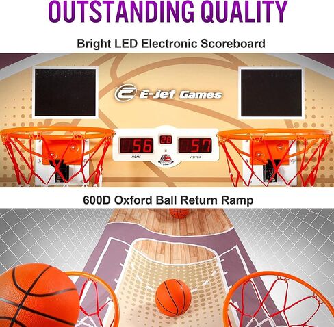 Arcade Basketball Games (Online/Offline Exclusive 2in1 Mode) Shoot Hoops Basketball Arcade/Blue in Saudi Arabia