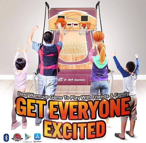 Arcade Basketball Games (Online/Offline Exclusive 2in1 Mode) Shoot Hoops Basketball Arcade/Blue in Saudi Arabia