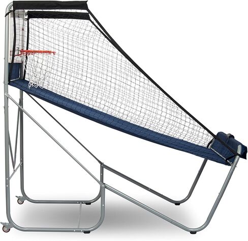 Pop-A-Shot - Home Dual Shot with Minnesota Timberwolves NBA Graphics l Sensor Scoring l 16 Game Modes l 7 Balls l Foldable Storage l for All NBA Fans in Saudi Arabia