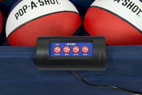 Pop-A-Shot - Home Dual Shot with Minnesota Timberwolves NBA Graphics l Sensor Scoring l 16 Game Modes l 7 Balls l Foldable Storage l for All NBA Fans in Saudi Arabia