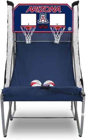 Pop-A-Shot - Home Dual Shot with Arizona Wildcats NCAA Graphics l Sensor Scoring l 16 Game Modes l 7 Balls l Foldable Storage l for All NCAA Fans in Saudi Arabia