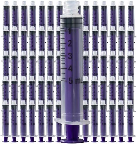 Vesco Medical Enfit Tip Tip المحاقن ، 5 مل (حزمة 25) in Kuwait