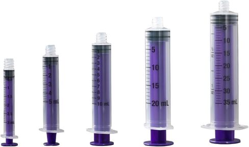 Vesco Medical Enfit Tip Tip المحاقن ، 5 مل (حزمة 25) in Kuwait