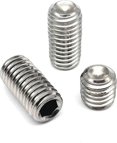 500/1500X M2 M2.5 M3 M4 M5 M6 M8 DIN916 304 Stainless Steel Black Hex Hexagon Socket Allen Cup Point Grub Bolt Set Screw Kit Box(Black Steel 1500pcs) in Saudi Arabia