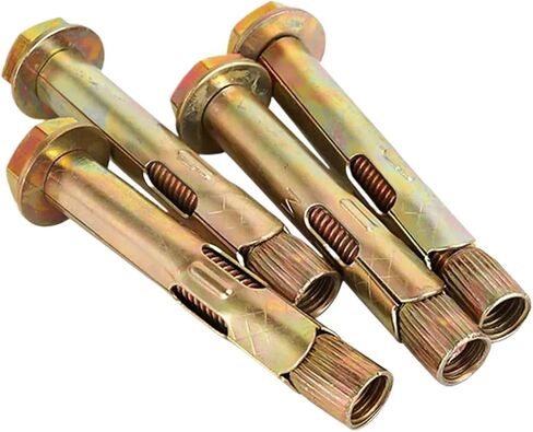 5pcs Heavy Duty Screw M6 Carbon Steel Concrete Walls Expansion Shield Anchor with Hex Bolt for Ground Lock Installation Fastener(M8x60) in Saudi Arabia