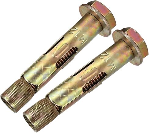 5pcs Heavy Duty Screw M6 Carbon Steel Concrete Walls Expansion Shield Anchor with Hex Bolt for Ground Lock Installation Fastener(M8x60) in Saudi Arabia