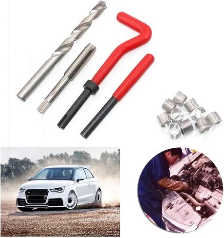 Metric Thread Repair Insert Kit M5 M6 M8 M10 M12 M14 Helicoil Car Pro Coil Tool M5 * 0.8-M14 * 1.5 Car Styling(M8x1.25) in Saudi Arabia