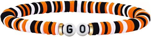 Go Game Day Sports Bracelets With Baseball Football Basketball Soccer Stackable Sports Bracelet in Saudi Arabia