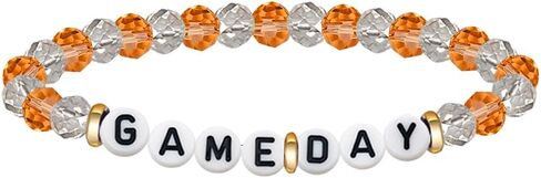 Go Game Day Sports Bracelets With Baseball Football Basketball Soccer Stackable Sports Bracelet in Saudi Arabia