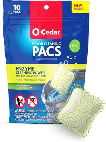 O-Cedar System Easy Wring Spin Mop & Bucket with 3 Extra Refills with Citrus and Lavender Pacs (Variety Pack) in Saudi Arabia