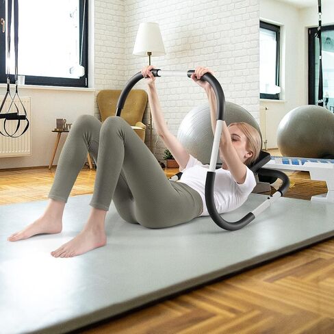 Goplus AB Fitness Crunch ، تمرينات تمارين ماكينة البطن المحمولة للقوة الأساسية ، التدريب على العضلات ، الجلوس مدرب AB للمنزل ، المكتب ، صالة الألعاب الرياضية in Kuwait