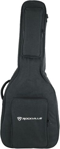 Rockville AGB45 AGB45-BLU Acoustic Guitar Gig Bag with Neck Pad + Secure Strap in Saudi Arabia