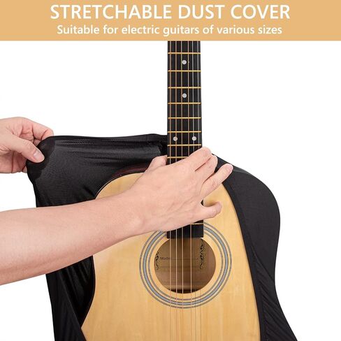 Premium Guitar Cover for Acoustic and Bass Guitars- Tailored Protection compatible with Fender Gibson Martin Taylor Donner Acoustic Bass Guitars(AG-L) in Saudi Arabia