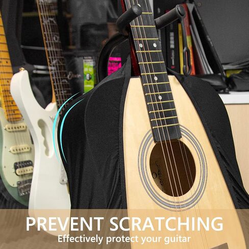 Premium Guitar Cover for Acoustic and Bass Guitars- Tailored Protection compatible with Fender Gibson Martin Taylor Donner Acoustic Bass Guitars(AG-L) in Saudi Arabia